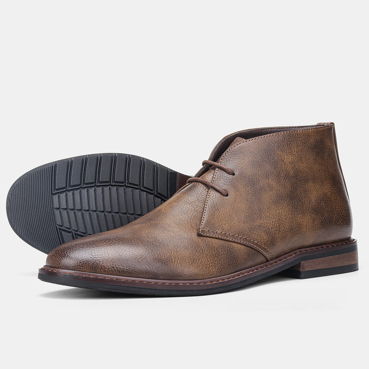 

Size 7-12 Men Desert Boots Retro American style Men Ankle Leather Boots #KD581