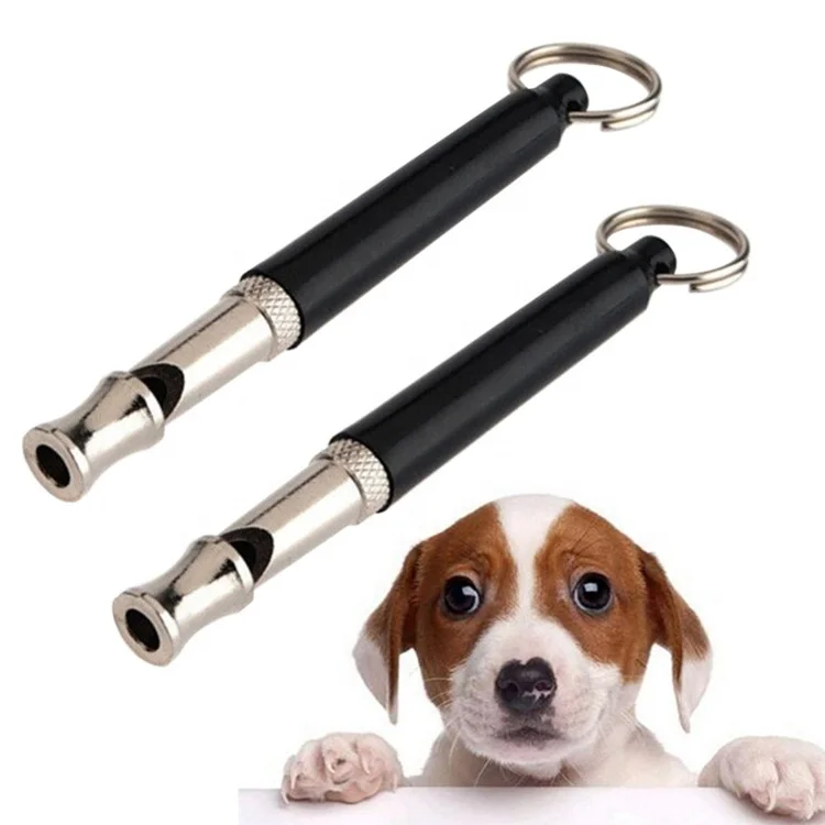 

1 Pcs Pet Dog Cat Training Obedience Black Whistle Ultrasonic Supersonic Sound Pitch Quiet Training Whistle