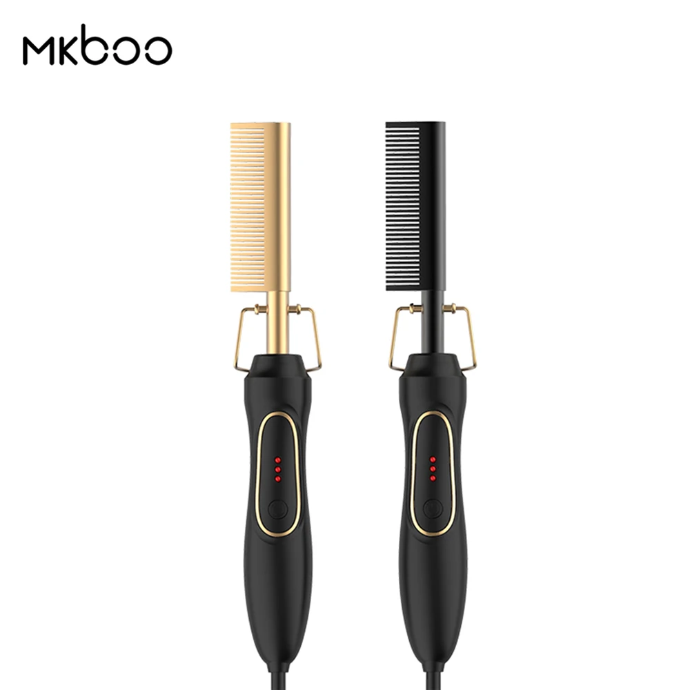 

Popular Mkboo Trending Hair Curler Portable Fashionable Valentine Gifts For lover Mini Hot Comb Electric