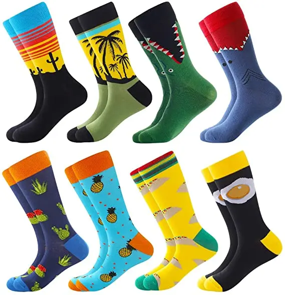 

ML-141 High Quality Quick Dry Mens Fancy Tube Socks Colorful, Custom color