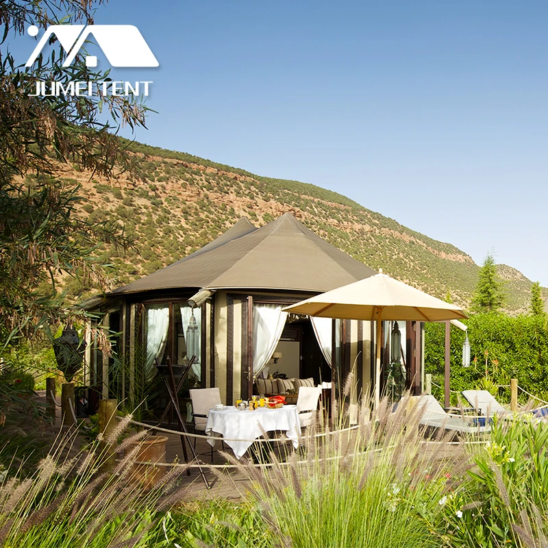 

Factory Price Luxury Resort Waterproof Glamping Geodesic Tent For Hotel