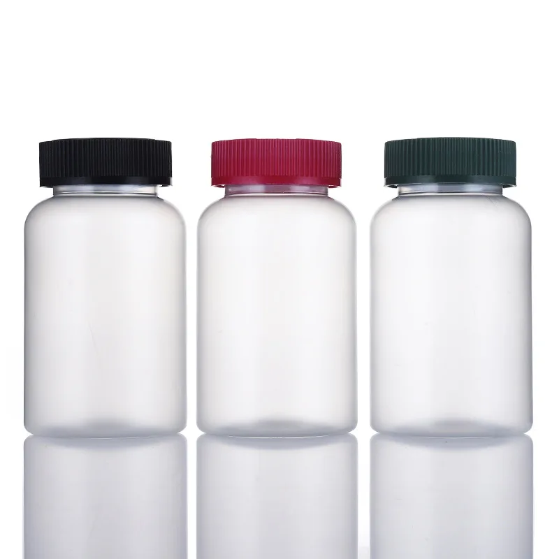 

200ml PET bottle 200ml plastic medicine bottle 200g PET tablet bottle with plastic cap