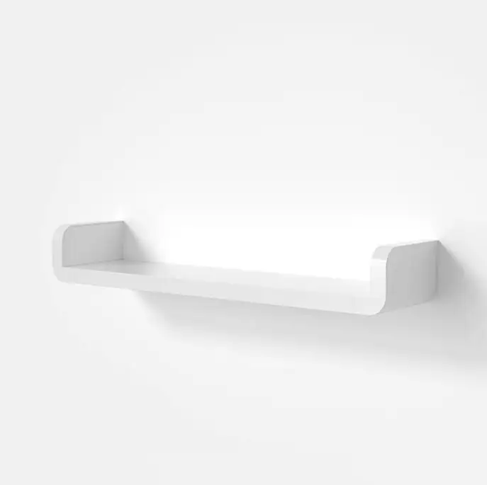 Adhesive Floating Shelves Non Drilling Bathroom Shelf Organizer For Home Wall Mounted Shower