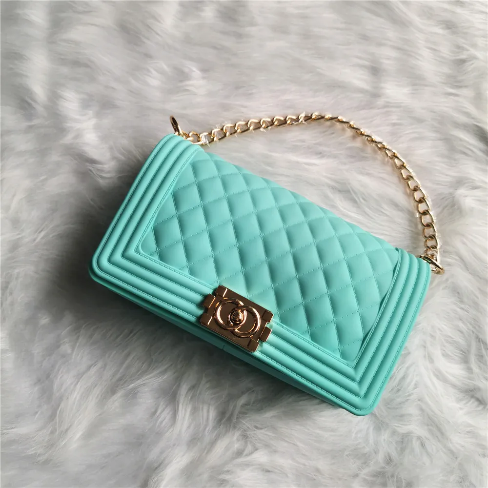 
TS9009 Sac a main Wholesale 2020 Fashion solid color jelly designer bags Ladies Purses women handbags Jelly purse and handbags 