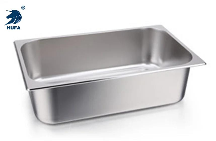 Customized 1/1 15cm Depth Stainless GN Pn Chafing Dish Gastronorm Pan Kitchen Gastronomic Gn Pans Stainless Steel