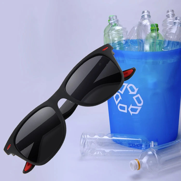 

2022 Wholesale polarized plastic sunglasses RECYCLED sunglasses from ocean garbage sunglasses