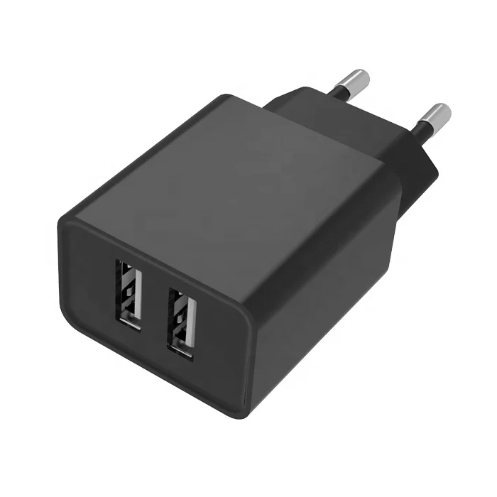 
Factory OEM Smart 2 Port Home Wall Fast Charging 2A 3.1A 4.8A Mobile Phone Dual USB Charger 