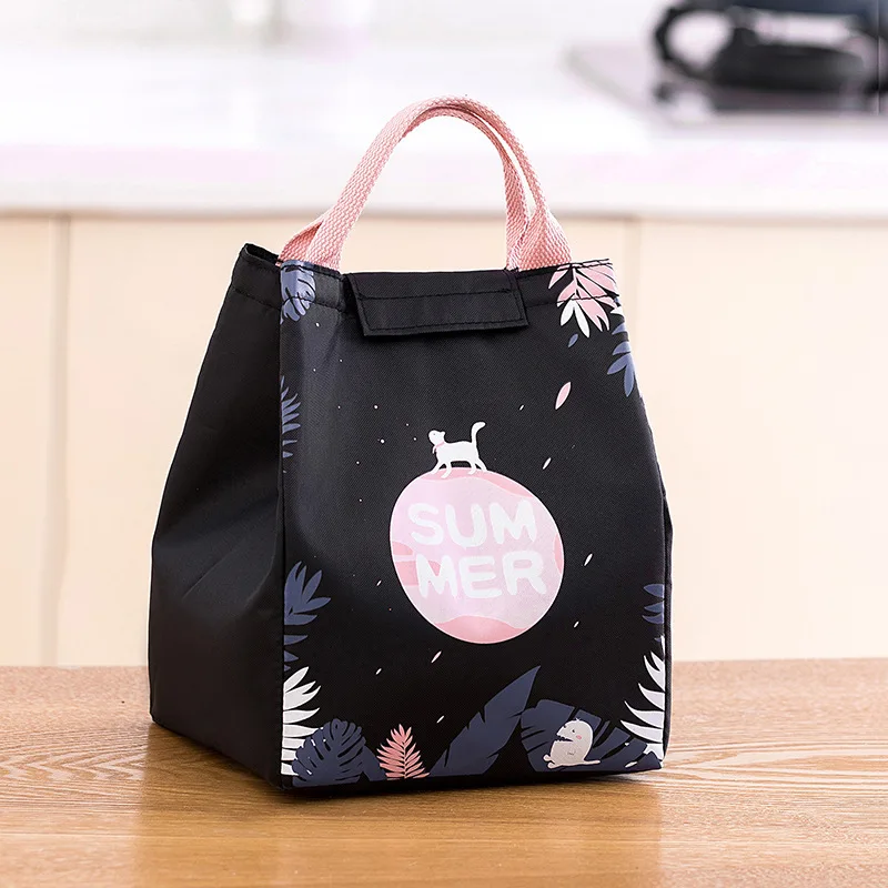 

Environmental Protection Insulated Waterproof Storage Bag Cartoon Printed Cooler Heat Preservation Bag For PicnicTravel, Optional