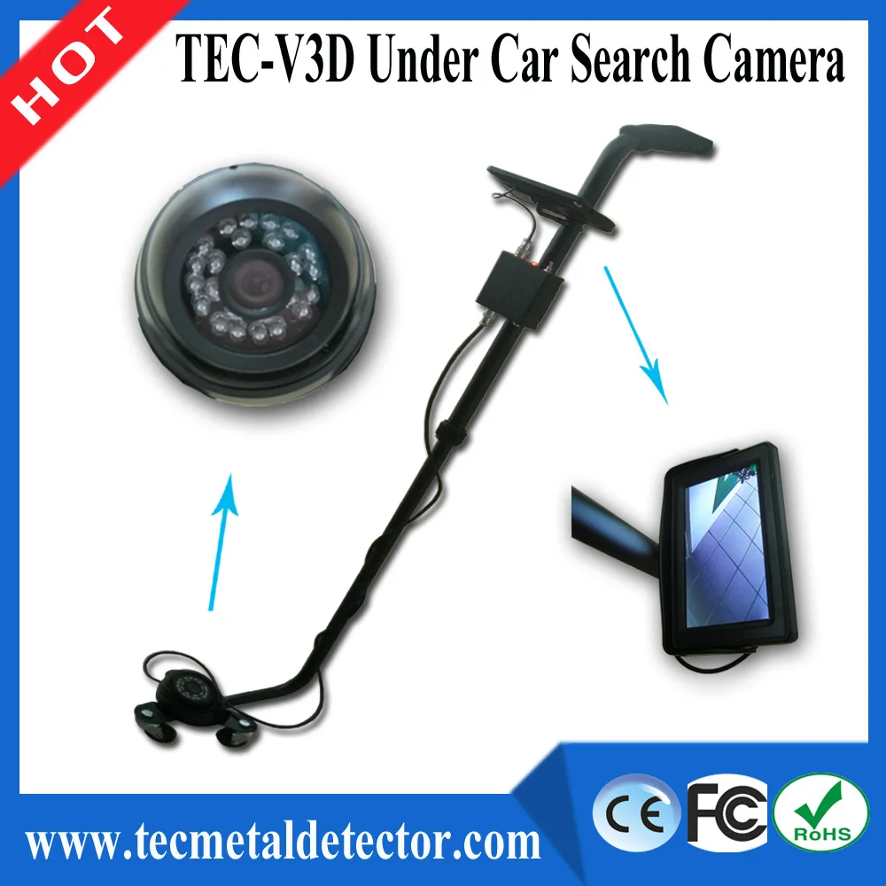 
Portable under car DVR checking camera,under vehicle inspection system TEC-V3D 