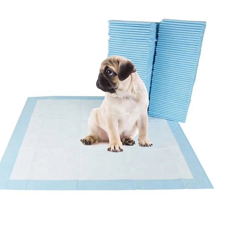 

Amazon Top Seller 2021 Puppy Trainer Pads Toilet Training Urine Dog Cat Pet Absorbent Indoor Wee Mats, White/blue or customized