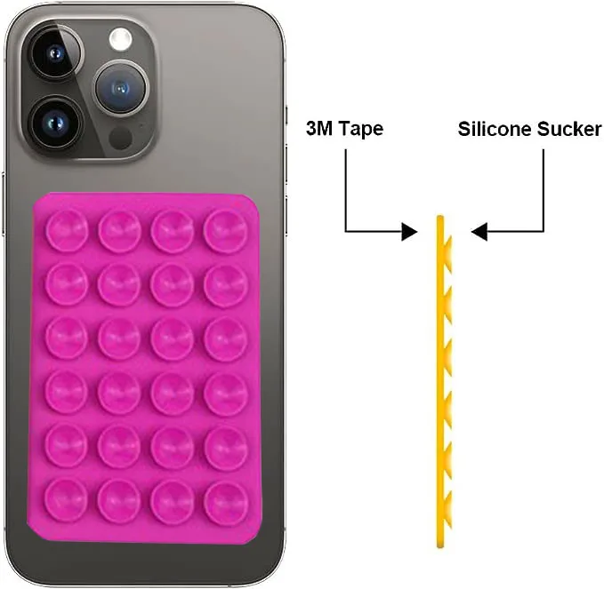 

HOT Selling Non Slip Phone Silicone Sucker Phone Case Adhesive Mount Suction Holder for Mobile Phones