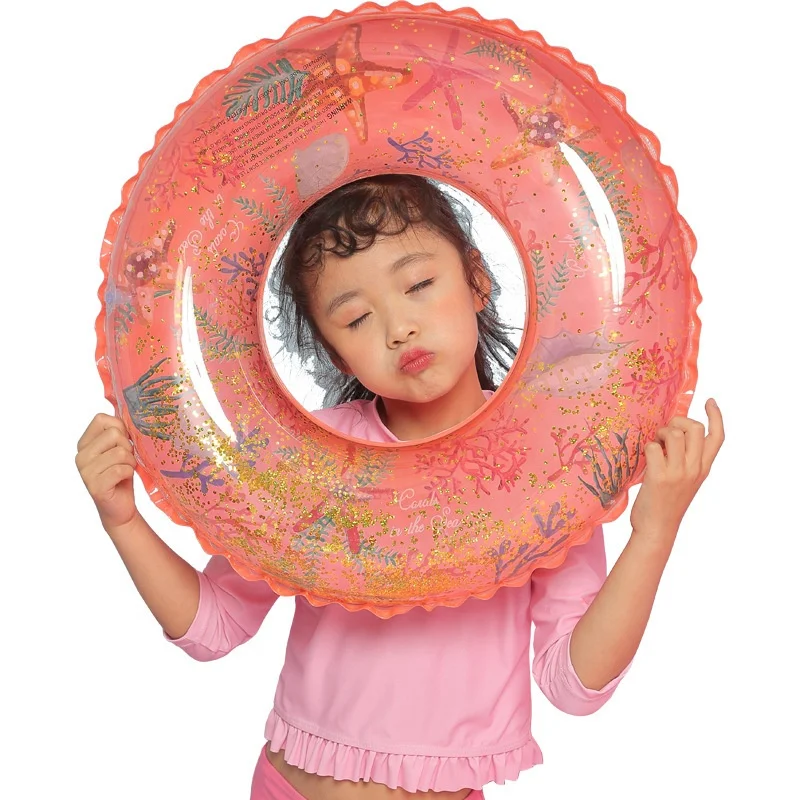

Adults Kids Inflatable Neck Swim Through Underwater Ring, Customized color