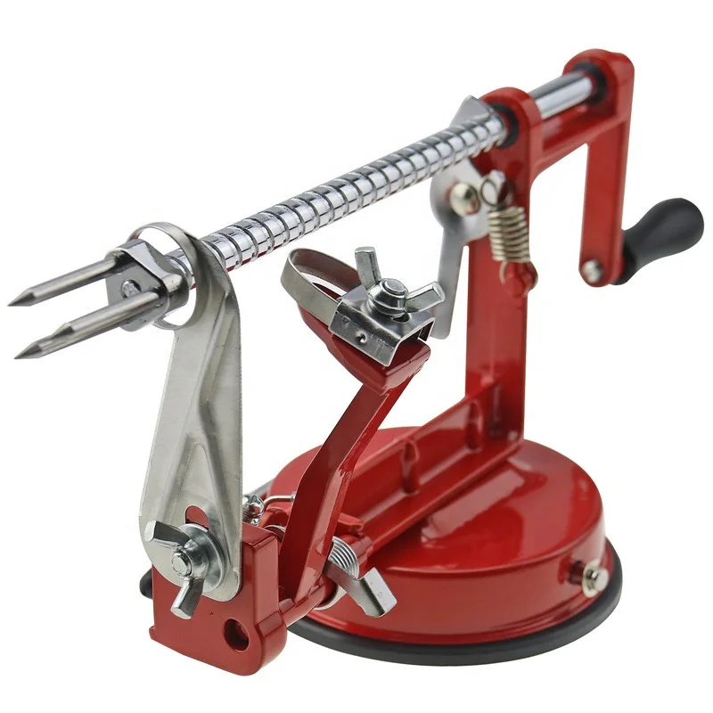 

Stainless Steel 3 in 1 Apple Peeler Fruit Peeler Slicing Machine / Apple Fruit Machine Peeled Tool Creative Home Kitchen