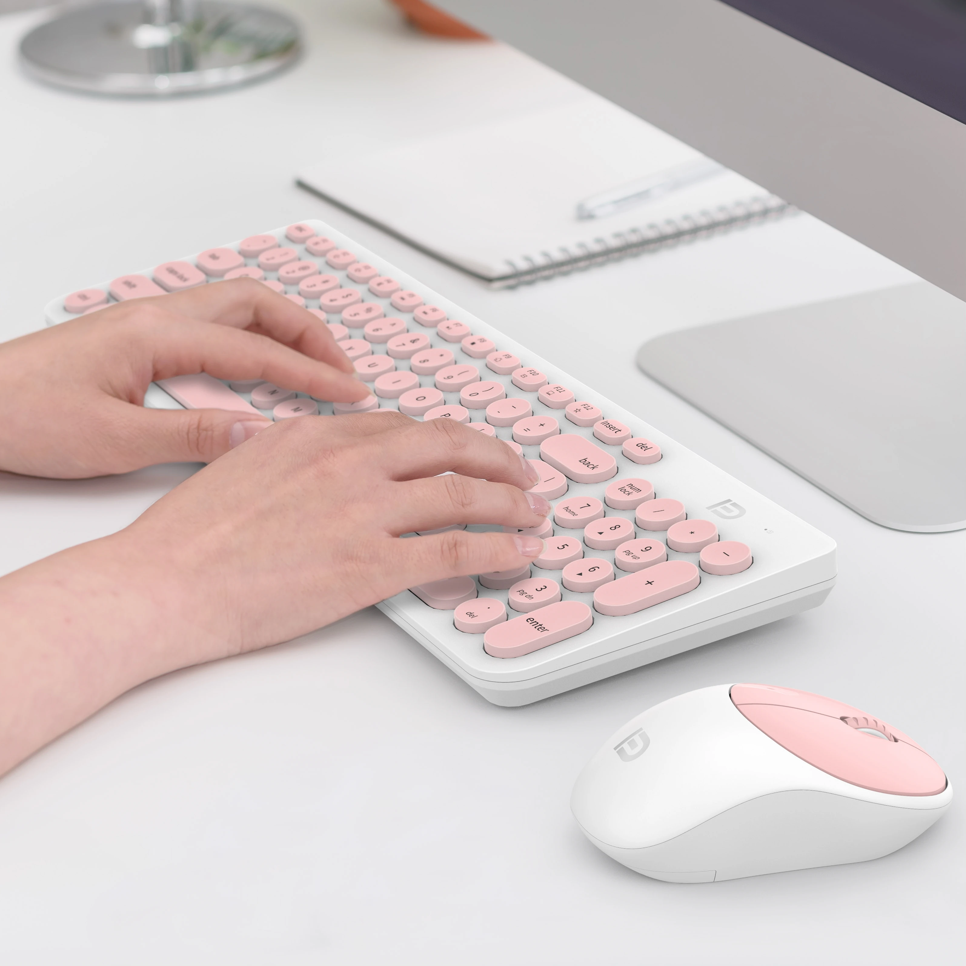 

IK6630 Cute Office Gaming Computer Wireless Mouse And Keyboard Combo