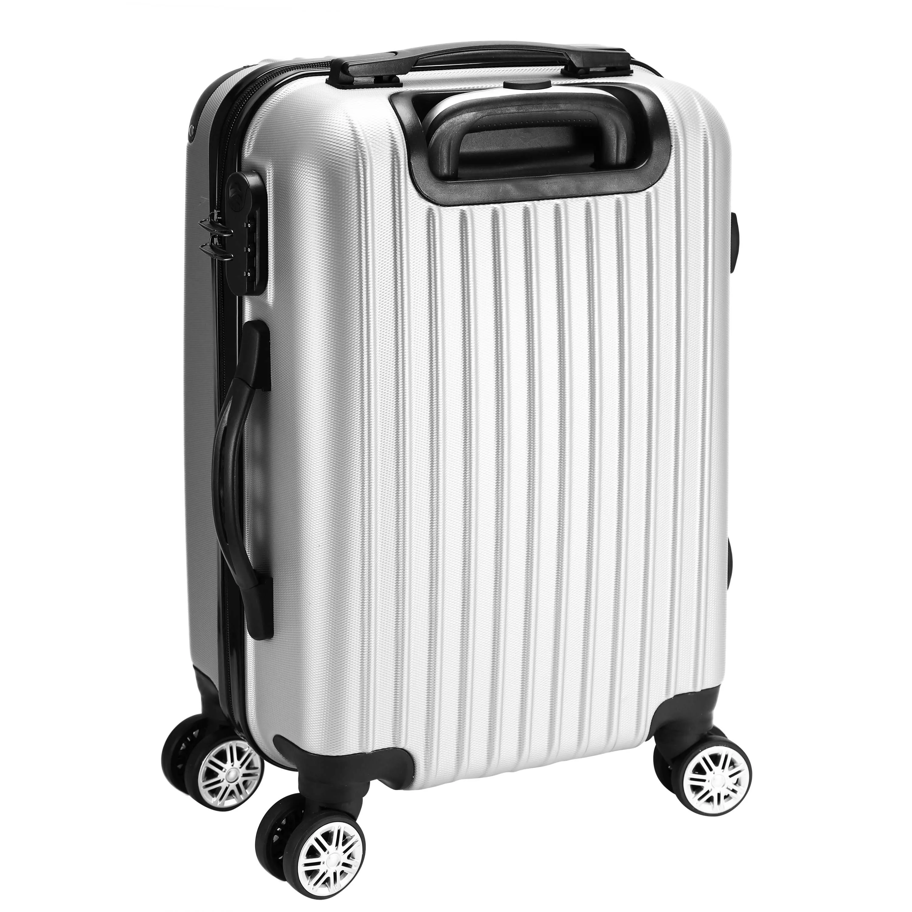
Hot carry on travel luggage, cabin trolley suitcase, hard case abs luggage set 