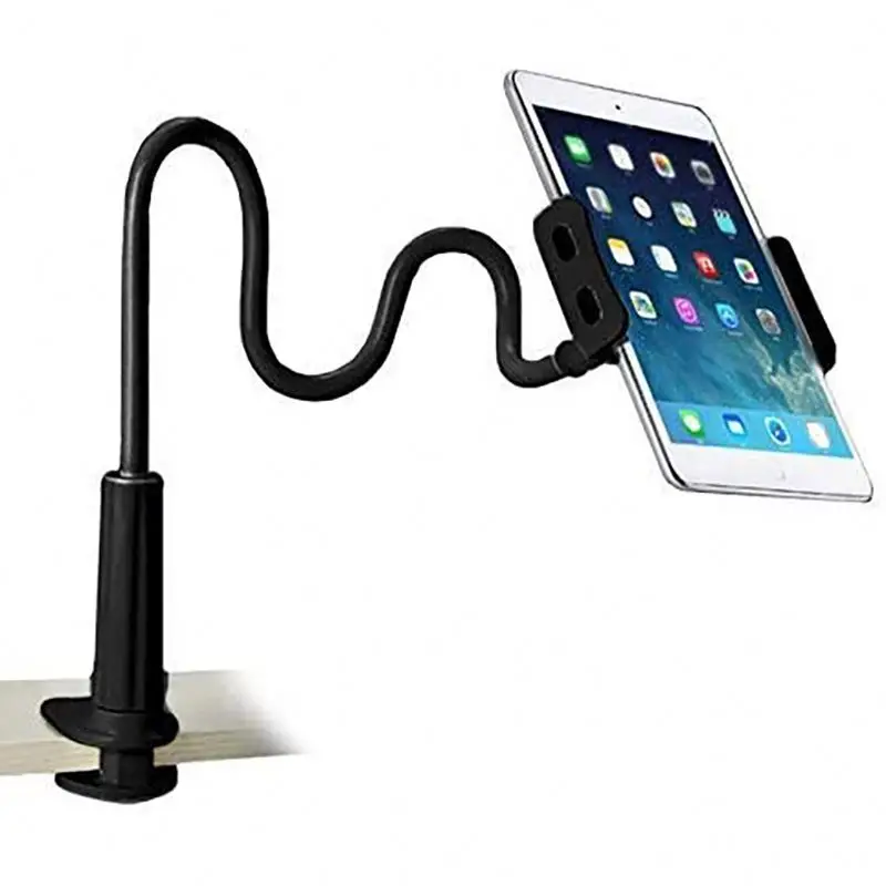 

Flexible Universal foldable tablet holder long arm gooseneck tablet holder