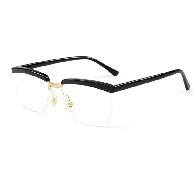 

2021 new Tom Hardy Classic Acetate Half Frame Glasses Men Square Semi Rimless Eyeglasses Myopia Optical Prescription Eyewear