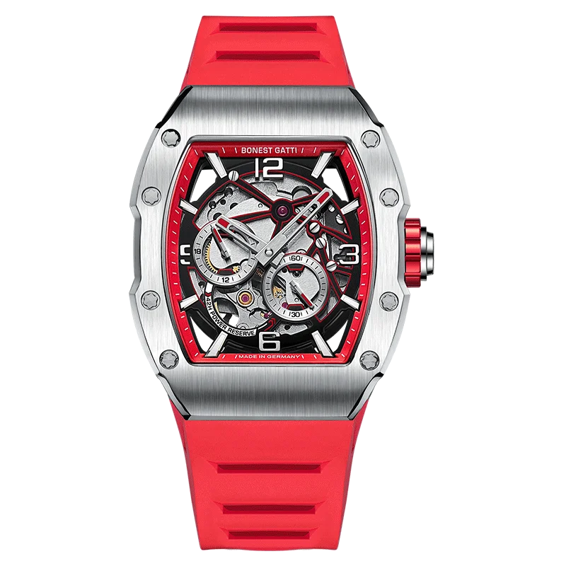

Man Hip Hop Luxury Waterproof Business luxury men watch rubber strap watches
