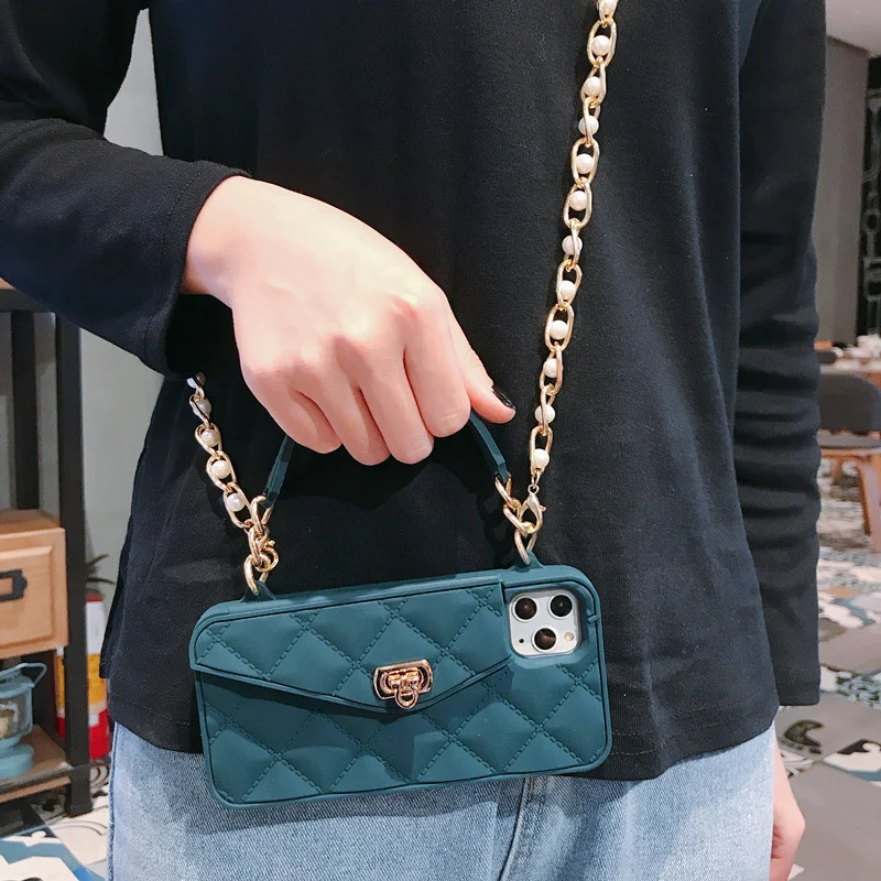 

Stylish women's Fashion for iphone 11 pro max luxury phone case handbag, Multi