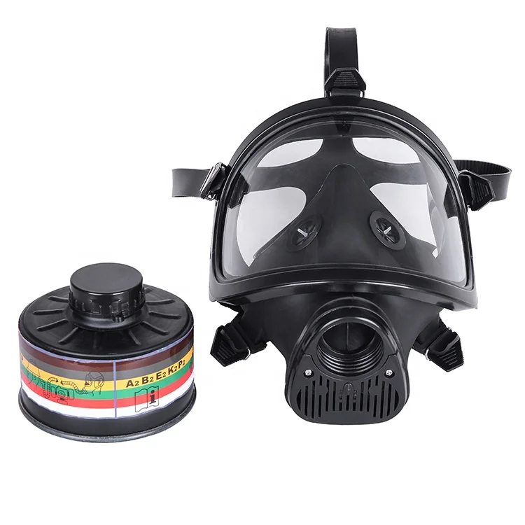 
abek type military us chemical gas mask with filter 