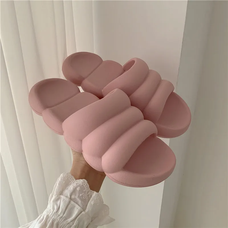 

Japanese Couples Slippers Indoor Home Bathroom Non-slip Soft Bottom EVA Shower Sandals Slippers, Beige, pink, green, yellow, black, blue