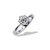 Mengmingna simple one stone ring designs engagement 7mm CZ diamond wedding sterling silver designer ring