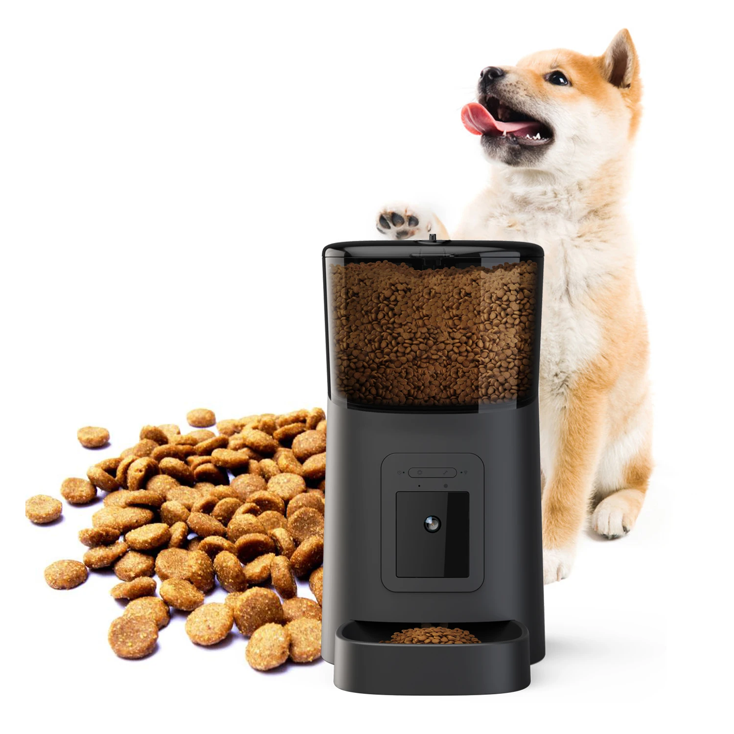 

Tuya App Control WiFi Camera Enable Smart Pet Dog Food Dispenser Automatic Cat Pet Feeder for Medium Small Pet Puppy