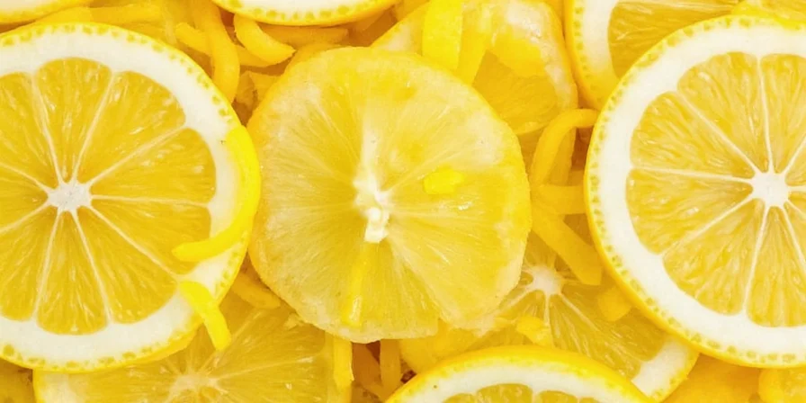 Lemon zest air drying on parchment paper