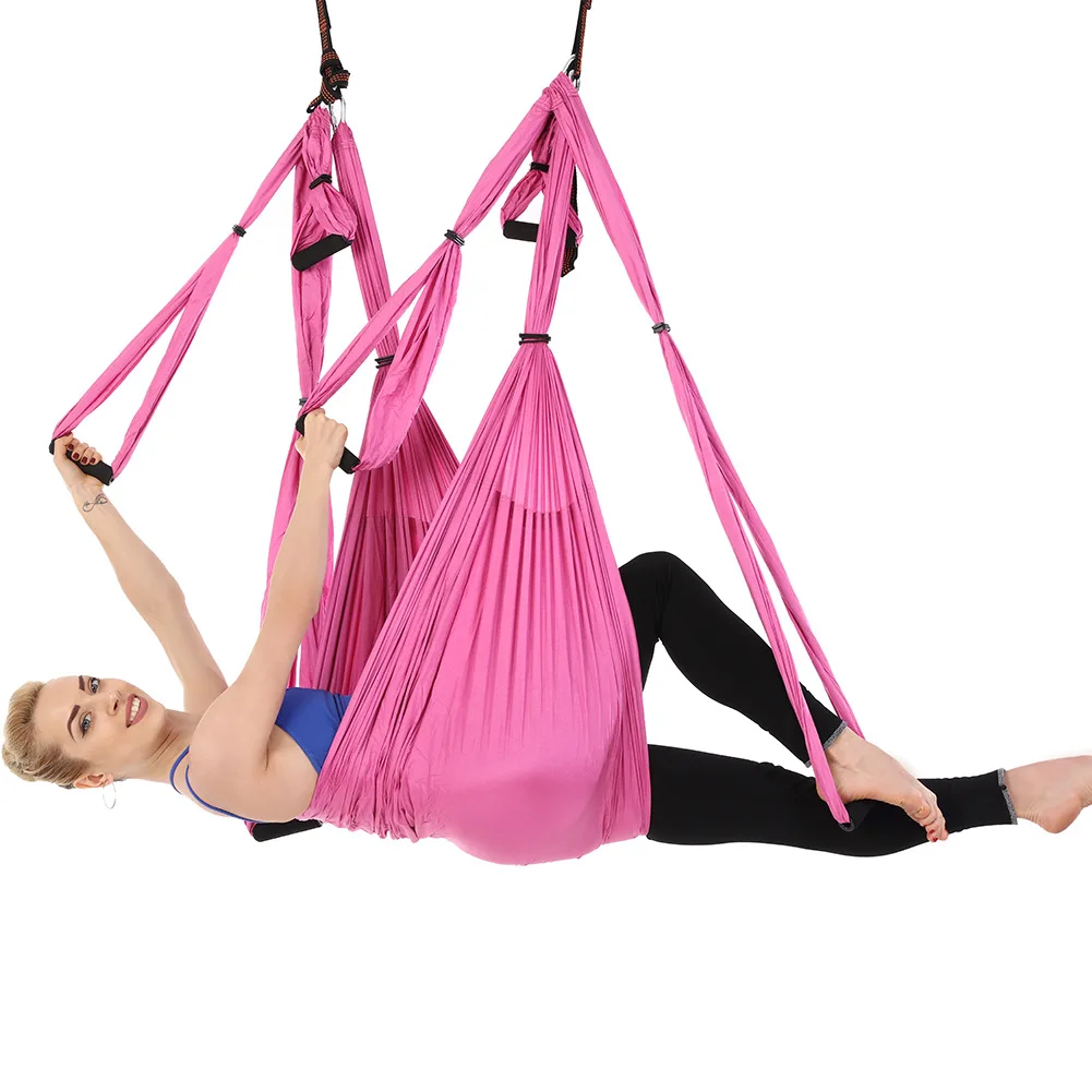 

High quality stretching yoga hammock anti-gravity yoga swing indoor sports equipment pilates trapeze