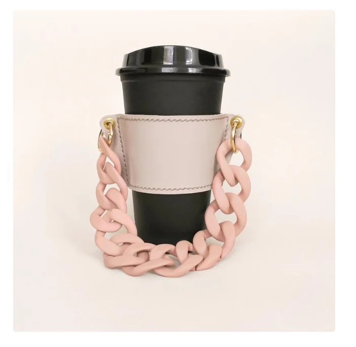 

2021 High-quality cup holder handmade with strap handle Cup holder Set Handmade Cup Sleeve, /customer request