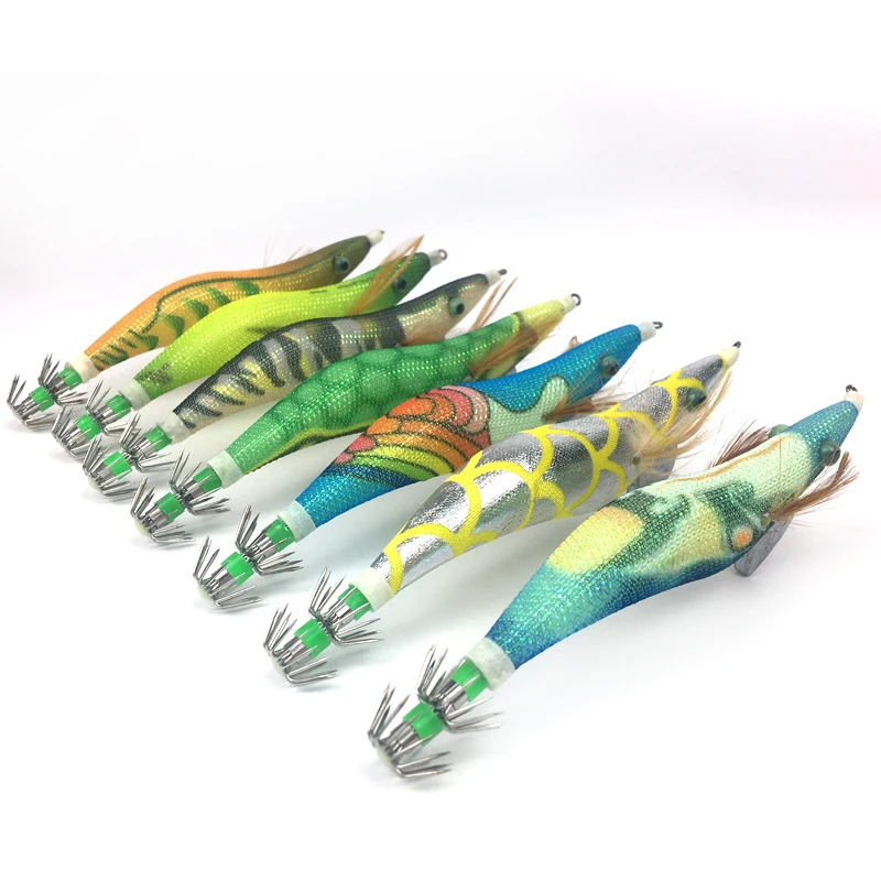 

Hard body pesca fishing lures perch deep sink cheap saltwater lure big game fishing artificial lures fishing squid jig oem, 7 colors