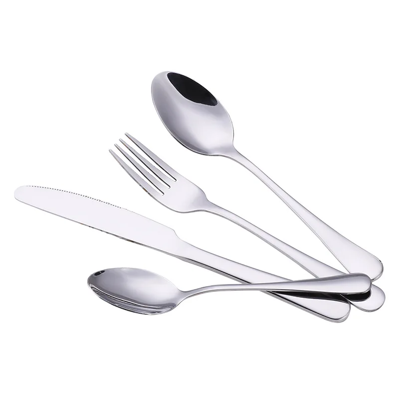 

Durable Using Chinese 1010 Stainless Steel Cutlery Luxury Dinner Set Tableware