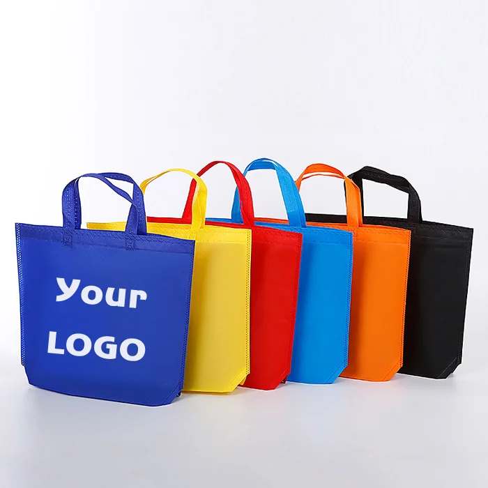 

Factory Price High Quality Tote Polypropylene Non Woven Reusable Grocery Bags With Logo, Customized