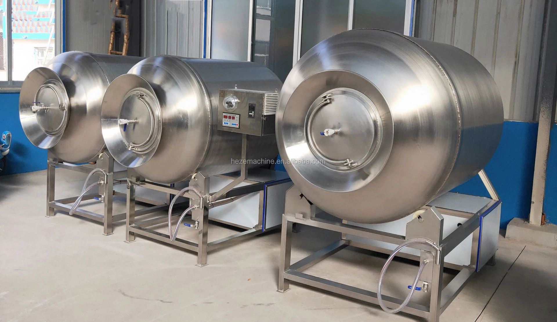 Stainless Steel Roasted Chicken Vacuum Tumbler Marinade Machine For