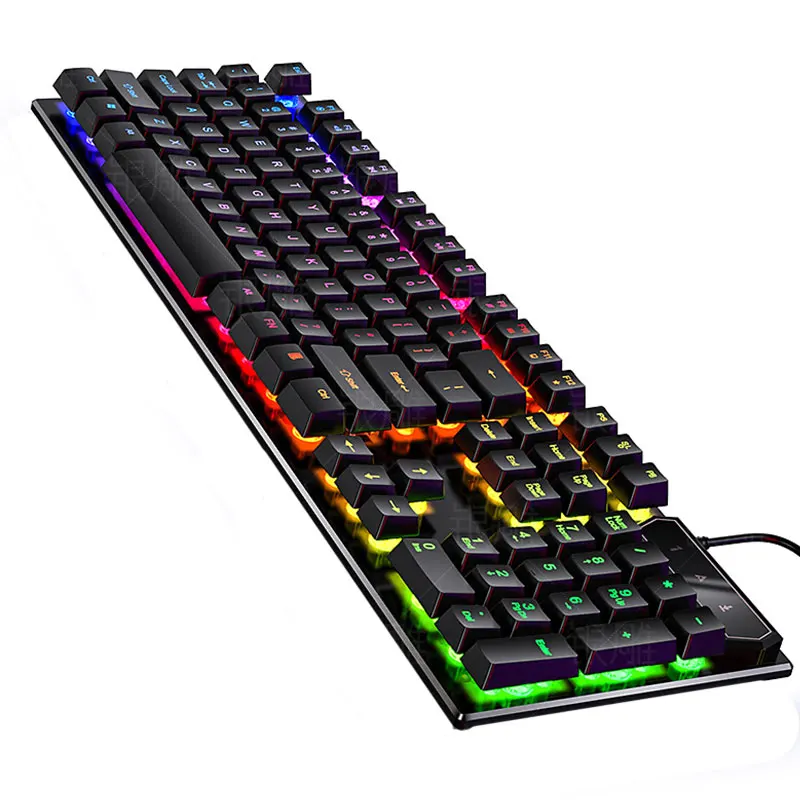 

High speed USB desktop gaming keyboard mechanical keyboard and mouse combo set