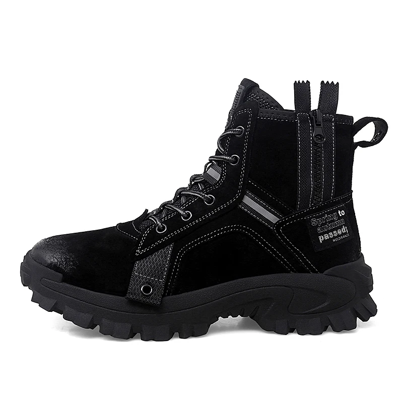 

2022 High Quality High-top Men Waterproof Outdoors Hiking Shoes Climbing Boots