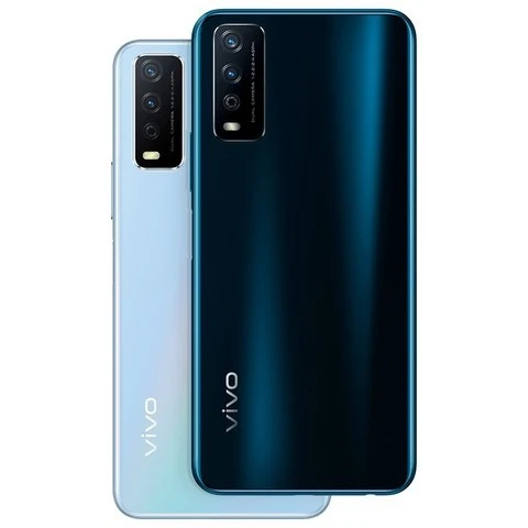 

Vivo Y12s Cell Phone 6.51 inch IPS MTK6765 3GB+32GB 13MP+8MP 5000mAh Battery Beauty Camera 4G Android Orginal Vivo Smart Phone, Black, blue