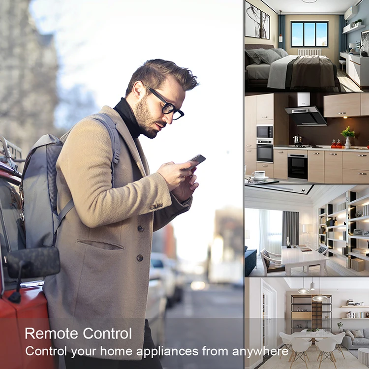 Original manufacture wifi smart alexa zigbee wall socket wireless timer electrical plug outlet - ANKUX.COM