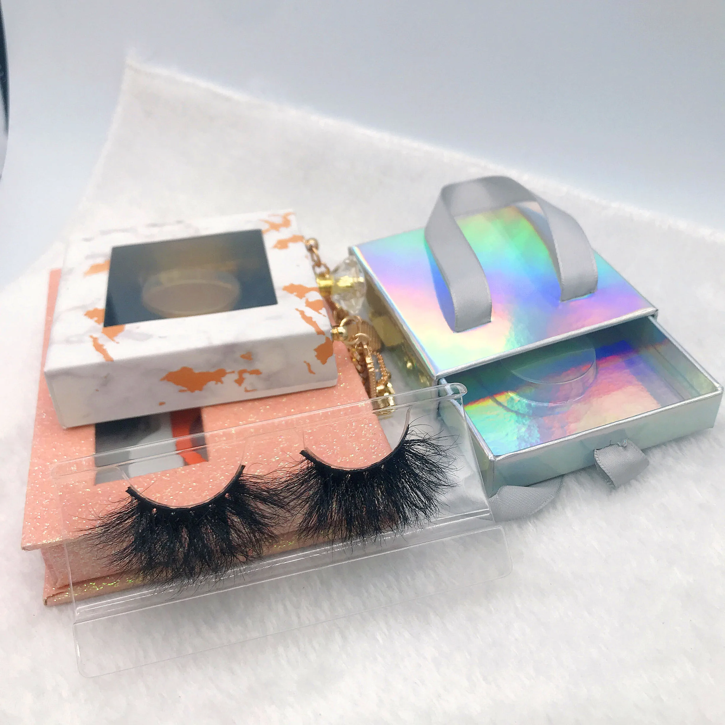 

5d 100% real mink fur mink lashes private label mink eyelashes