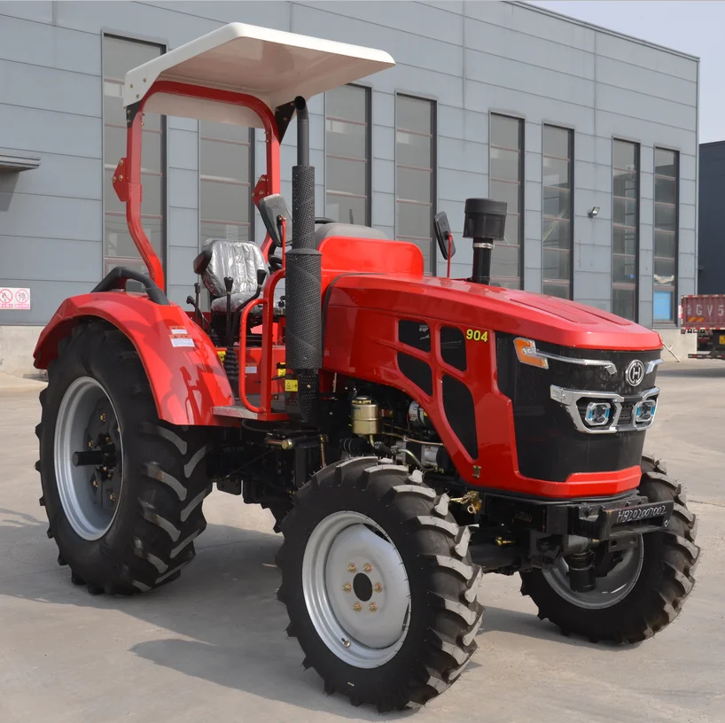 huaxia high quality 90hp with sunshade tractor fo
