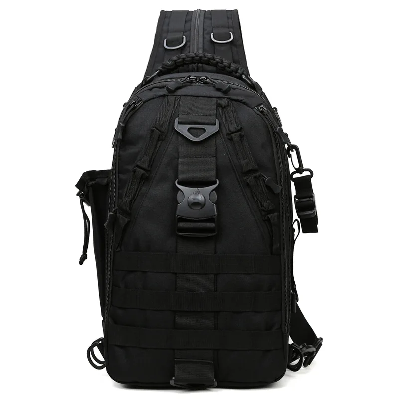 

Hot Selling Black Color Durable Oxford Wateprooof Outdoor Hiking Sport Gym Military Tactical Backpack Bags