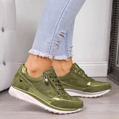 

Women's Wedges Sneakers Sequins Shake Shoes Fashion Girls Sport Shoes Woman Sneakers Shoes Woman Footwear
