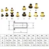 1000PCS/pack Bronze Brass Silver Scrapbook Grommet Metal Eyelet for Garment Cloth Doll Card Paper Embellishment