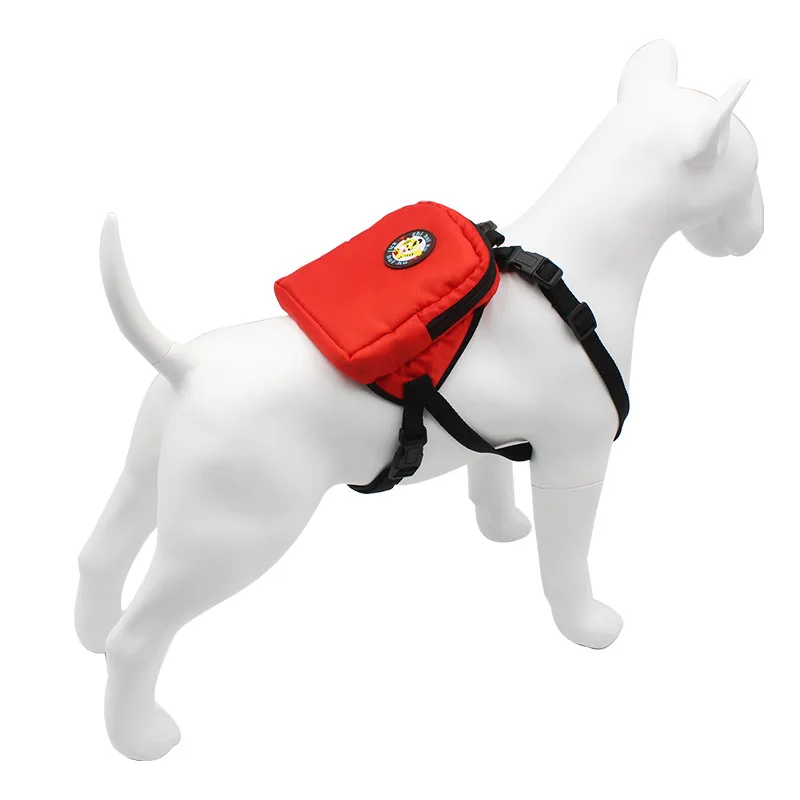 

Polyester Breathable Mesh Pet Dog Cat Chest Straps Harness Collar With Big Backpack