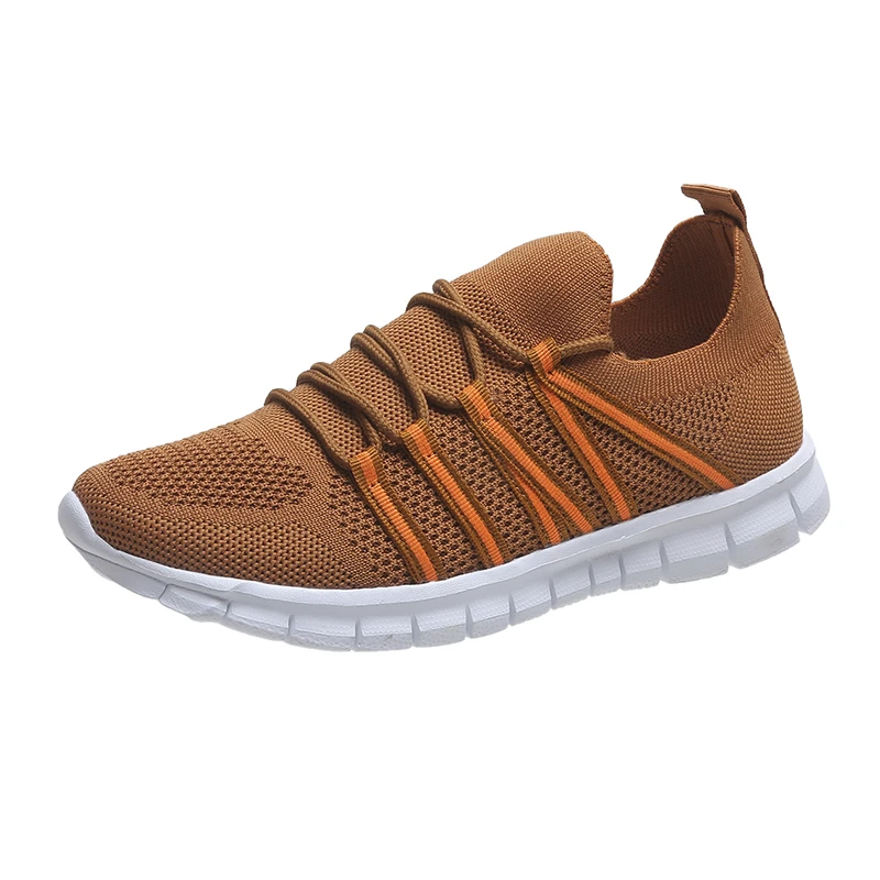 

Spring and summer style flying woven mesh women's shoes breathable sneakers deep-mouth lace-up casual shoes travel shoes women