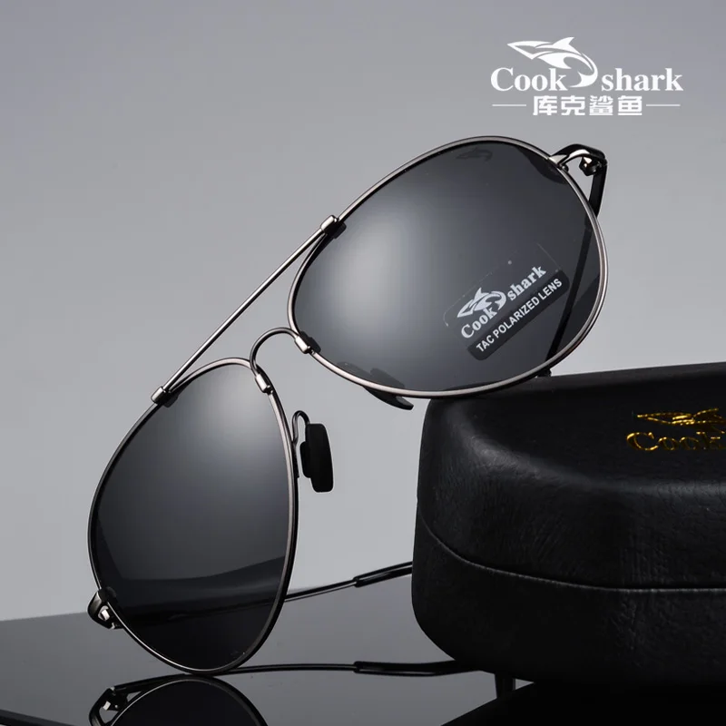 

Cook Shark 2021 new sunglasses men's sunglasses color polarized driving driver toad glasses tide