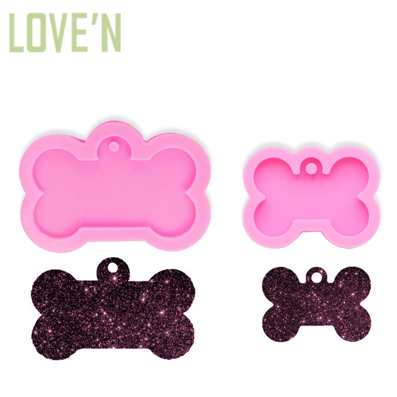 

LOVE'N LV099D DIY rubber mold maker mould resin tag Dog bones silicone mold keychain