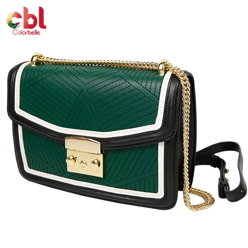 

Crossbody fashion shoulder handbag PU Leather Intelligent Fingerprint Lock Bag in stock, Green