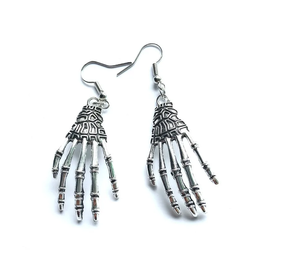 

New Halloween earrings holiday palm joints earrings