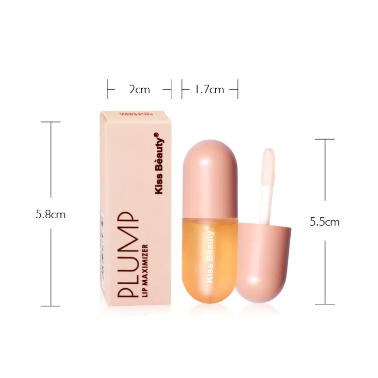 

OEM High Quality Makeup Transparent Maximizer Full Lip Enhancer Enlarger Beauty Tool Lip Plumper, Yellow